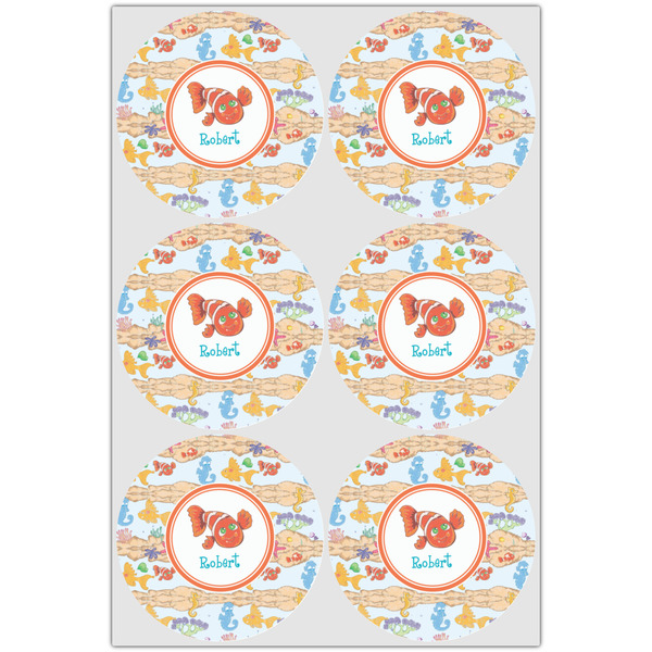 Under the Sea Drink Topper - Large - Set of 6