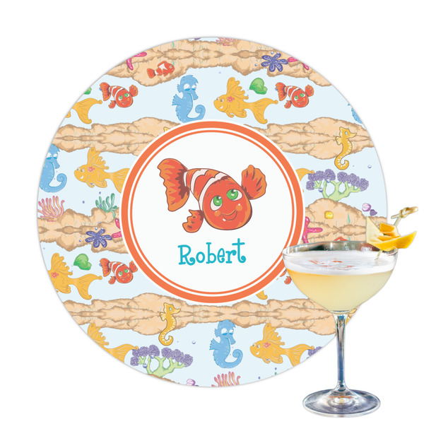 Custom Under the Sea Printed Drink Topper (Personalized)