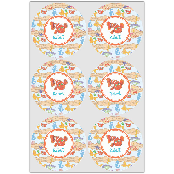 Under the Sea Drink Topper - XLarge - Set of 6