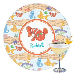 Under the Sea Printed Drink Topper - 3.5" (Personalized)