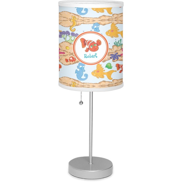 Custom Under the Sea 7" Drum Lamp with Shade (Personalized)