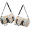 Under the Sea Duffle bag small front and back sides