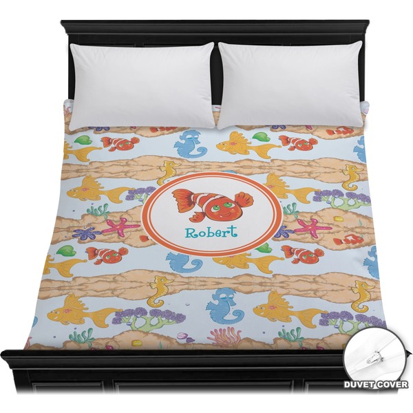 Custom Under the Sea Duvet Cover - Full / Queen (Personalized)