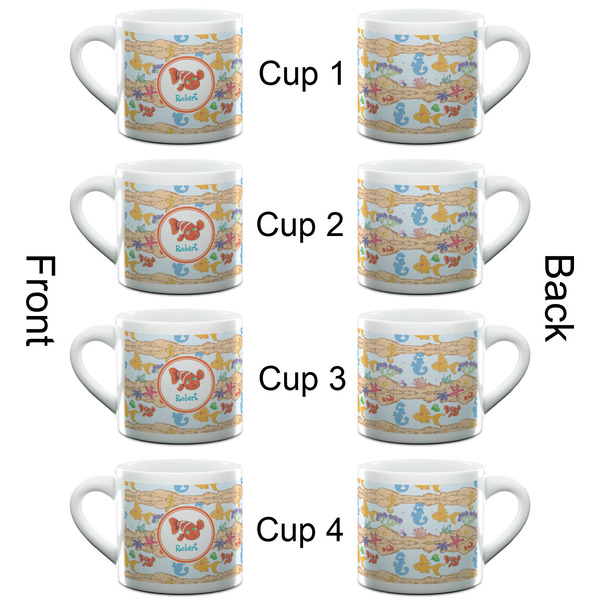 Under the Sea Espresso Cup - 6oz (Double Shot Set of 4) APPROVAL