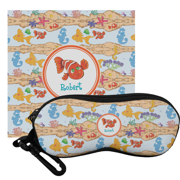 Custom Under the Sea Eyeglass Case & Cloth (Personalized)