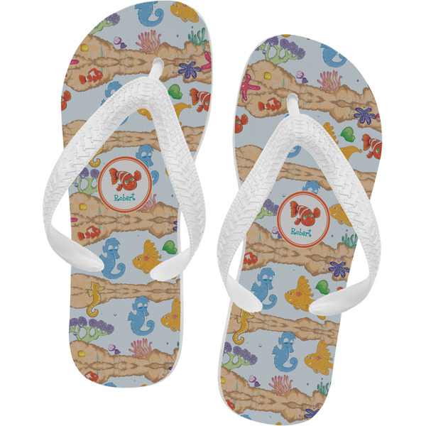 Custom Under the Sea Flip Flops (Personalized)