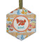 Under the Sea Frosted Glass Ornament - Hexagon