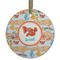Under the Sea Frosted Glass Ornament - Round