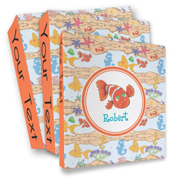 Under the Sea 3 Ring Binder - Full Wrap (Personalized)