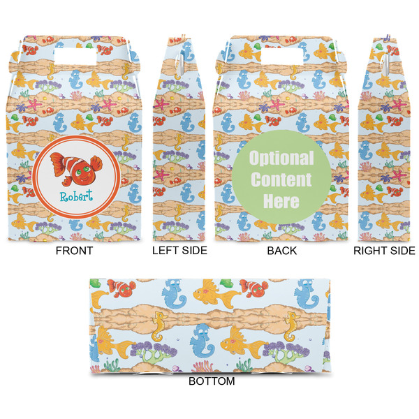 Under the Sea Gable Favor Box - Approval