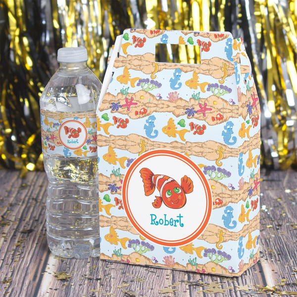 Under the Sea Gable Favor Box - In Context