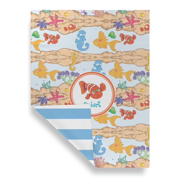 Under the Sea Garden Flags - Large - Double Sided - FRONT FOLDED