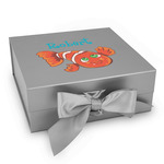 Under the Sea Gift Box with Magnetic Lid - Silver (Personalized)