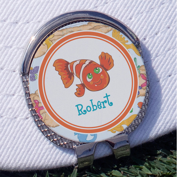 Custom Under the Sea Golf Ball Marker - Hat Clip