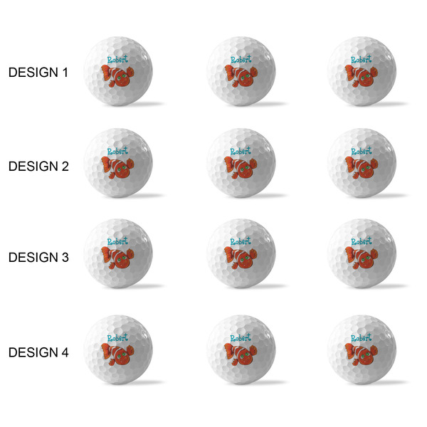 Under the Sea Golf Balls - Generic - Set of 12 - APPROVAL