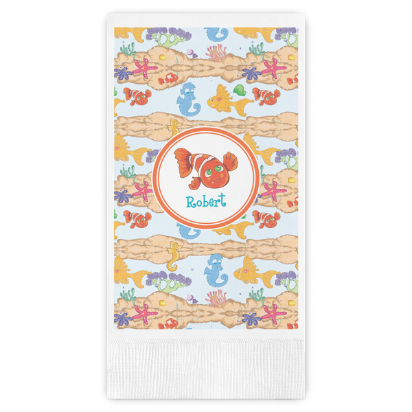 Custom Under the Sea Guest Napkins - Full Color - Embossed Edge (Personalized)