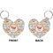Under the Sea Heart Keychain (Front + Back)