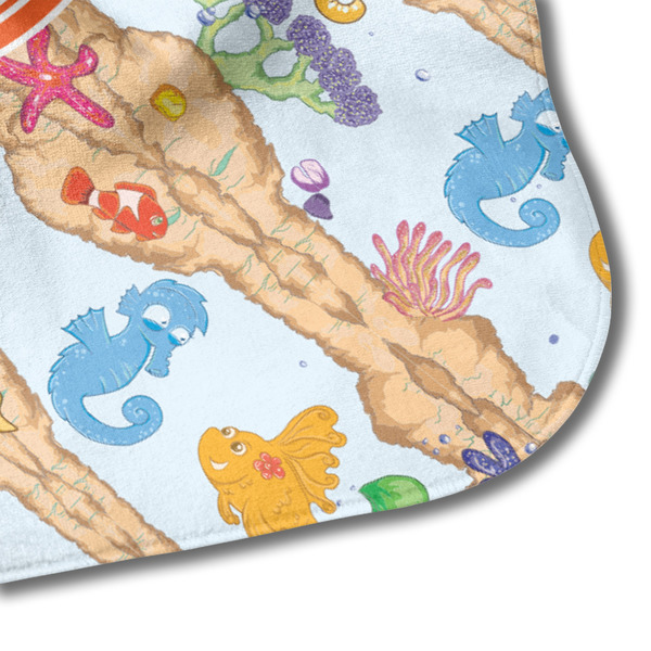 Under the Sea Hooded Baby Towel- Detail Corner