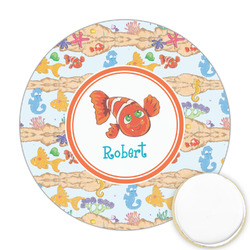 Under the Sea Printed Cookie Topper - Round (Personalized)