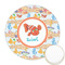 Under the Sea Printed Cookie Topper - Round (Personalized)