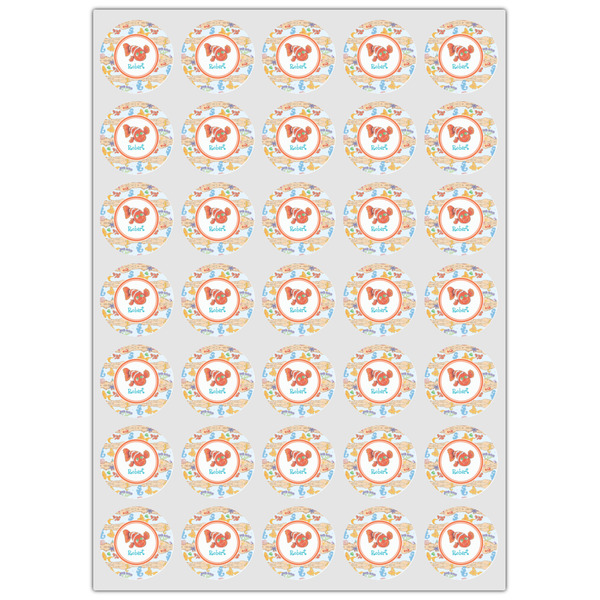 Under the Sea Icing Circle - XSmall - Set of 35