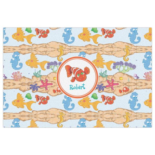 Under the Sea Indoor / Outdoor Rug - 4'x6' - Front Flat