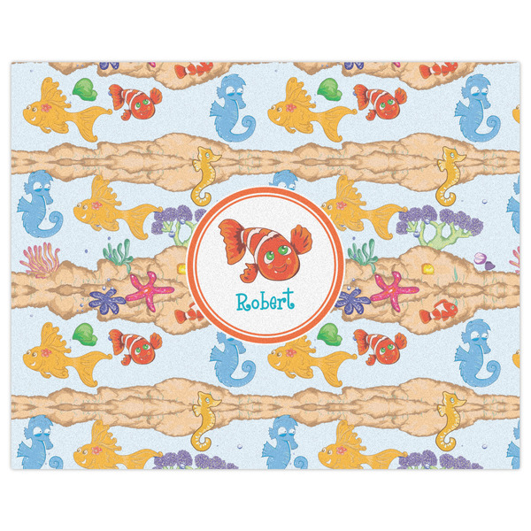 Under the Sea Indoor / Outdoor Rug - 8'x10' - Front Flat