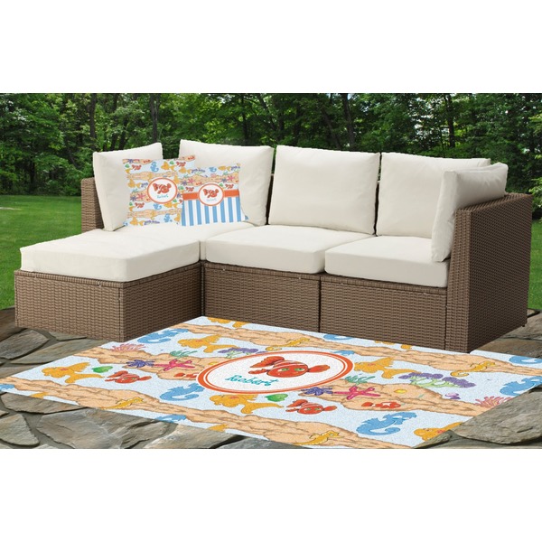 Under the Sea Outdoor Mat & Cushions