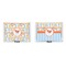 Under the Sea  Indoor Rectangular Burlap Pillow (Front and Back)