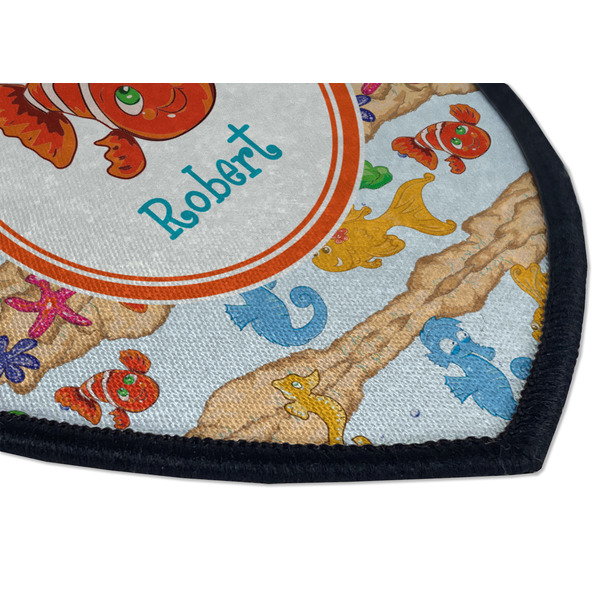 Under the Sea Iron on Shield 3 Detail