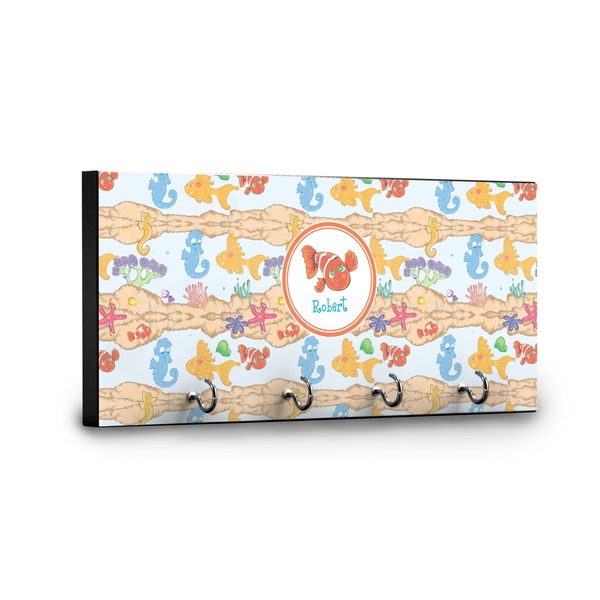 Under the Sea Key Hanger - Front View with Hooks