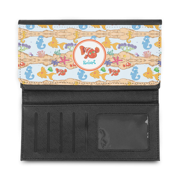 Under the Sea Ladies Wallet - Half Way Open