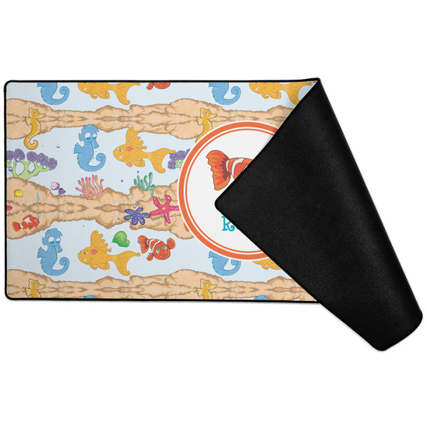 Under the Sea Large Gaming Mats - FRONT W/ FOLD