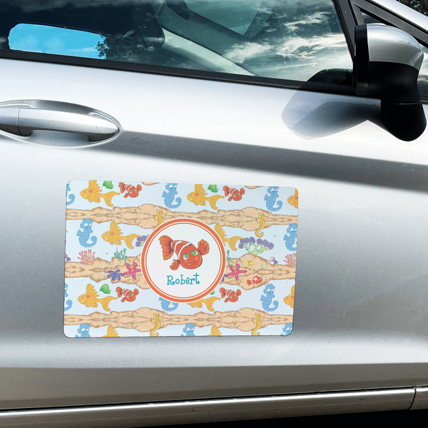 Under the Sea Large Rectangle Car Magnets- In Context