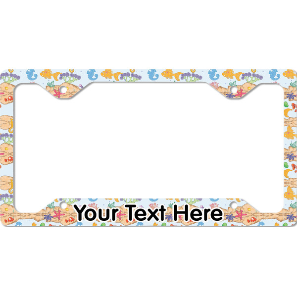 Custom Under the Sea License Plate Frame - Style C (Personalized)
