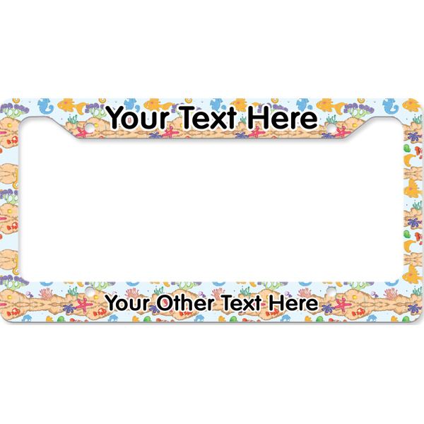 Under the Sea License Plate Frame Wide