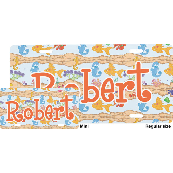 Under the Sea License Plate (Sizes)