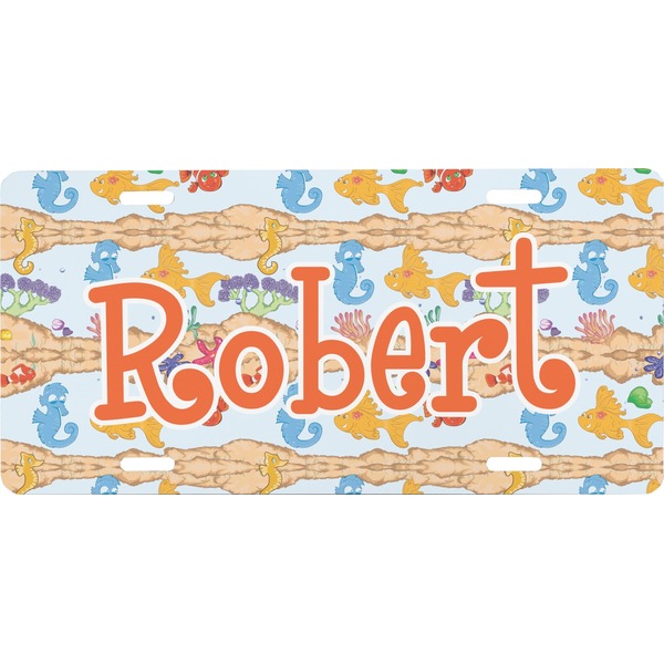 Custom Under the Sea Front License Plate (Personalized)
