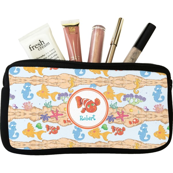 Custom Under the Sea Makeup / Cosmetic Bag - Small (Personalized)