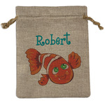 Under the Sea Burlap Gift Bag (Personalized)