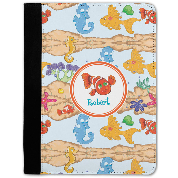 Custom Under the Sea Notebook Padfolio w/ Name or Text