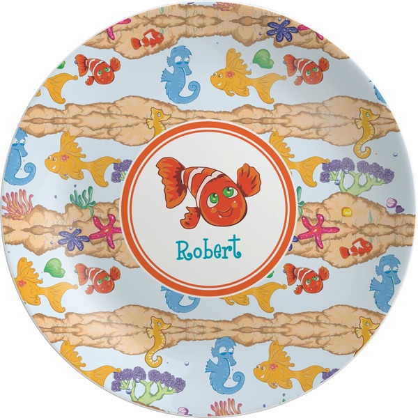 Custom Under the Sea Melamine Plate (Personalized)