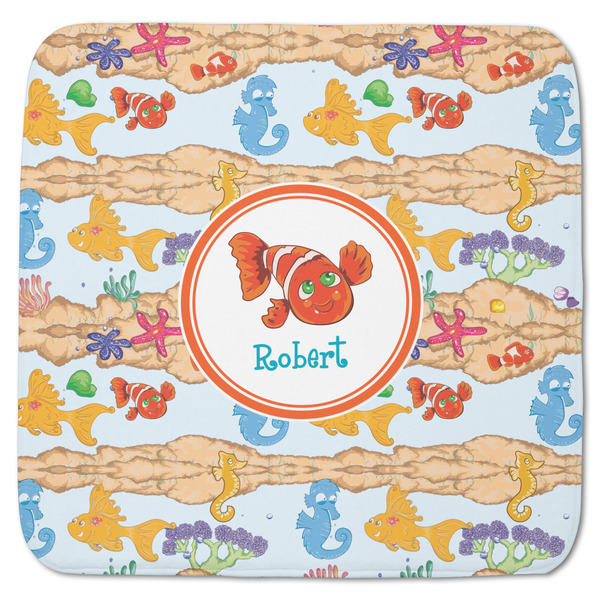 Custom Under the Sea Memory Foam Bath Mat - 48"x48" (Personalized)