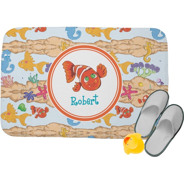 Custom Under the Sea Memory Foam Bath Mat (Personalized)