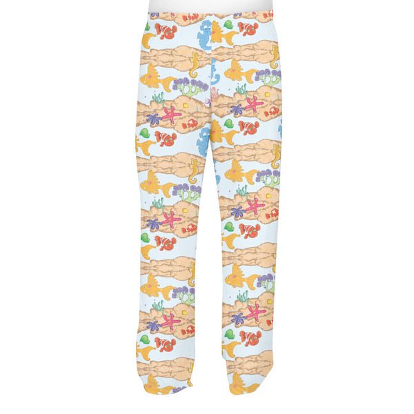 Under the Sea Men's Pjs Back - on model