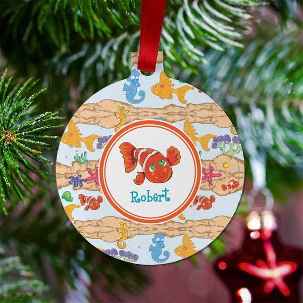 Under the Sea Metal Ball Ornament - Lifestyle