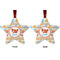Under the Sea Metal Star Ornament - Front and Back