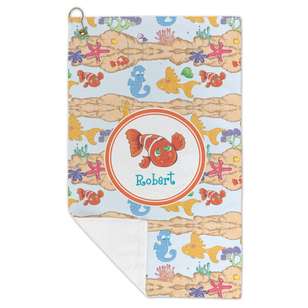 Under the Sea Microfiber Golf Towels - FOLD