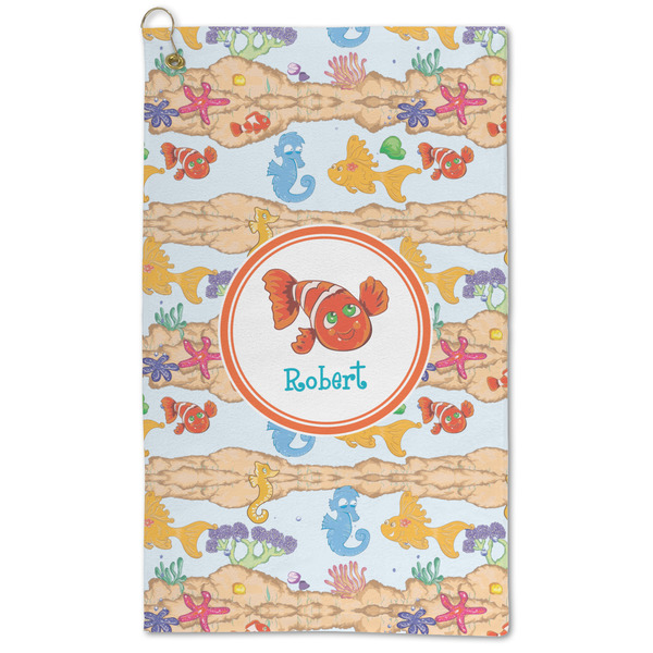 Custom Under the Sea Microfiber Golf Towel - Large (Personalized)