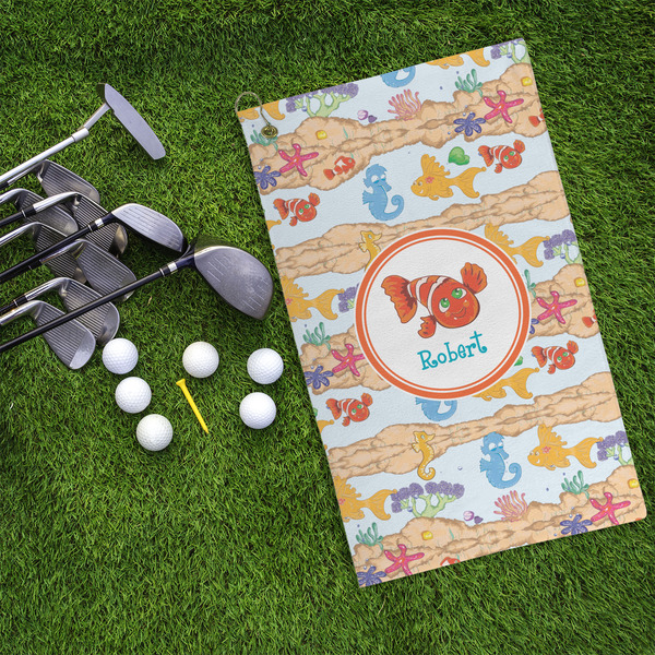 Under the Sea Microfiber Golf Towels - LIFESTYLE